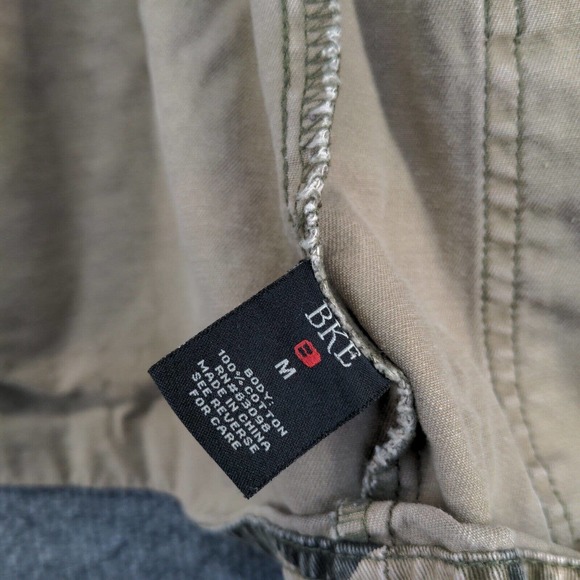 BKE Women's Jacket Multi Medium Camo Button Front Long Sleeve Pockets Cotton - Picture 11 of 14